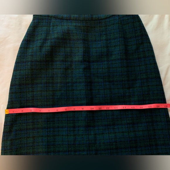 Vintage Pendleton 100% Wool Plaid Skirt - Picture 5 of 6